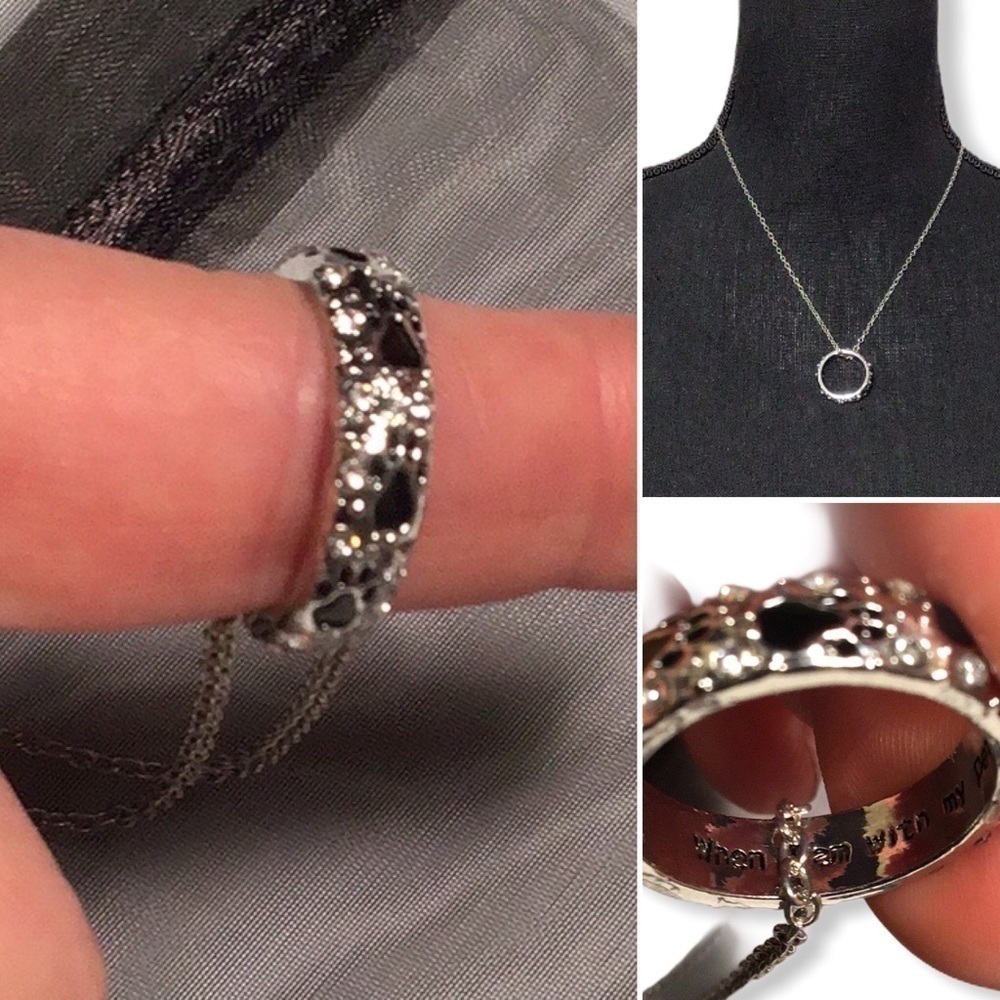 Boutique NEW - cute Fashion necklace paw ring 🐾